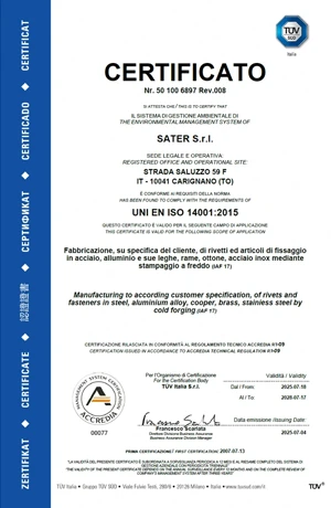 ISO 9001:2015 Certification